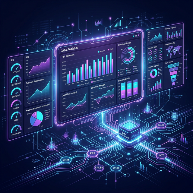 BI-аналитика и DWH — дашборды и хранилище данных